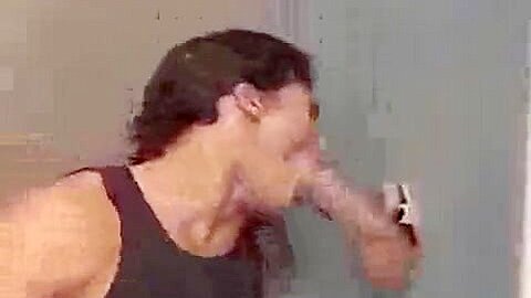 Astonishing adult clip gay Glory Hole exotic , watch it