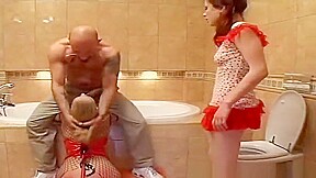 Attractive brunette gal getting fucked hard