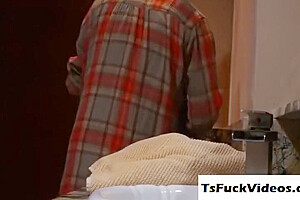 Aubrey Kate - Blonde Tgirl Eager Tranny Ass Takes Extra B