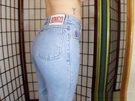 Aura's Farts in High Waisted Jeans