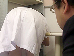 B2L0604-Blowjob of a mature nurse who was sexually harassed by a patient who came to the examination