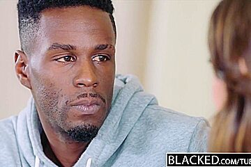 BLACKED teen 18+ girl tries bbc