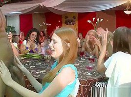Bachelorette Babe Cocksucking Stripper