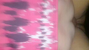 Backseat squirting and bbc creampie