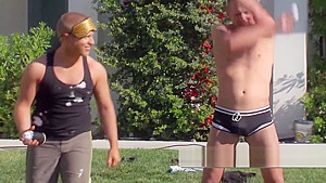 Backyard gets all steamy when swingers strip down to play