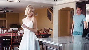 Bad Babysitter - Sexy blonde Arya Fae likes sucks dick on bestclipxxx