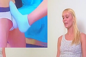 Ballbusting w/ socks