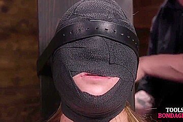 Bdsm Masked teen 18+ Body And Feet Whipped By Cmnf Master