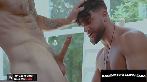 Bearded Beach Bro Shows Hunk His Big Dick Skills