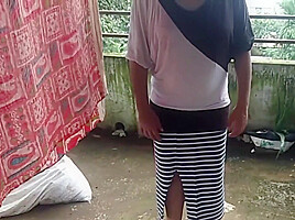 Best Ever Seduce Neighbor Bhabhi In Rooftop Then Fucking Her In Bedroom