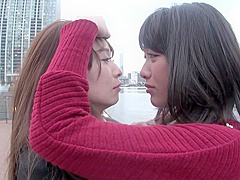 Best Japanese model in Hottest Public, Lesbian JAV clip