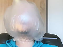 Bhdl - Latexglove Breathplay - Christmas Eve Trashbag Training - 208 Seconds