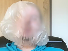 Bhdl - Latexglove Breathplay - Christmas Eve Trashbag Training - 208 Seconds