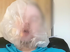 Bhdl - Latexglove Breathplay - Christmas Eve Trashbag Training - 208 Seconds