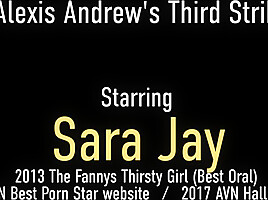 Big Booty Whooty Alexis Andrews makes Officer Sara Jay Cum