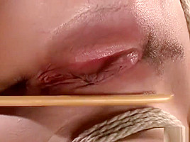 Big Booty in bondage and squirting orgasms 