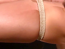 Big Booty in bondage and squirting orgasms 