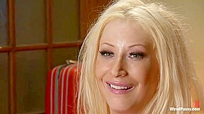 Big Tits, Blonde Hair Double Penetrated With Electricity