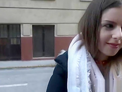 Big boobs eurobabe screwed by nasty guy for a few bucks