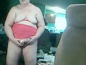 Big fat dirty cam whore, hairy pussy and strap on 
