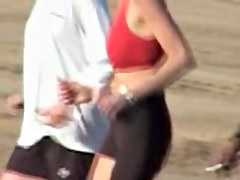 Big titted amateur in sports top and candid shorts 03ze