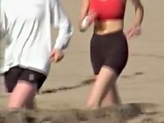 Big titted amateur in sports top and candid shorts 03ze
