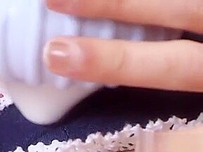 Bigtits asian milf masturbating with toys