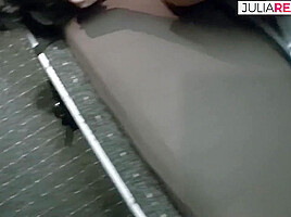 Bitch Gets Gang Fucked While Blindfolded To Massive Cum Shots