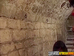 Black African - African Dungeon Slaves Anal Dildo Fucking Submissive Wh