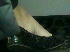 Black Flats of co-worker - beautiful MILF Feet