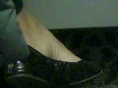 Black Flats of co-worker - beautiful MILF Feet