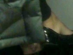 Black Flats of co-worker - beautiful MILF Feet