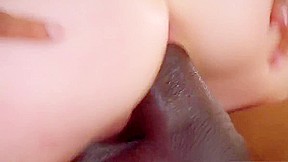 Black Man With Tattoo Invited The Petite Blond To Jump On His Thick Co