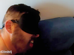 Blindfolded Tied Up Rimmed Fucked With A Dildo And Bred Like