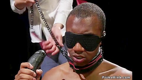 Blond Domme Ass Fucking Fucks Black Male Slave - Mona Wales