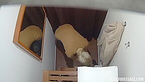 Blonde Came For An Erotic Massage