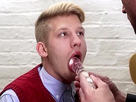Blonde Catholic Gets Nailed Bareback By Priest