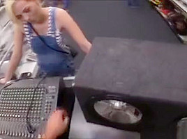 Blonde Chick Gets Wild For Extra Cash