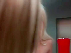 Blonde College Mates Kissing And Having Fun With Boys