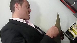 Blonde bombshell fucked hard by the boss