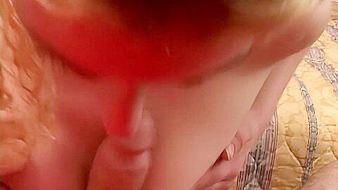 Blonde teen 18+ Gets A Facial Load From Her Stepdad In The Face!