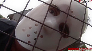 Blonde teen 18+ With Big Tits Anal Fucked In An Outdoor Gangbang With Natalli Di Angelo