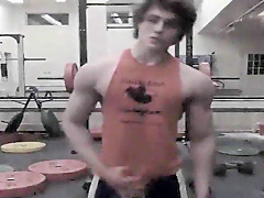 Bodybuilder With Strong Abs