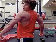 Bodybuilder With Strong Abs