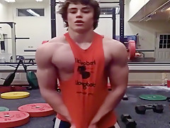 Bodybuilder With Strong Abs