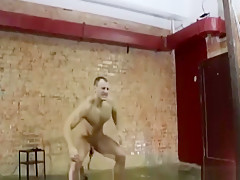 Bodybuilder slave workout