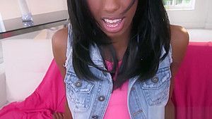 Bootylicious young ebony banged doggystyle
