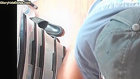 Bottom DILF sucks n gets fucked in gloryhole homemade scene