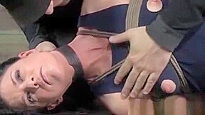 Box Hogtied Business Subs Pussy Rubbed