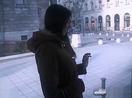 BoxTruckSex - Shy hot chick fucks in a one-way mirrored truck in the public